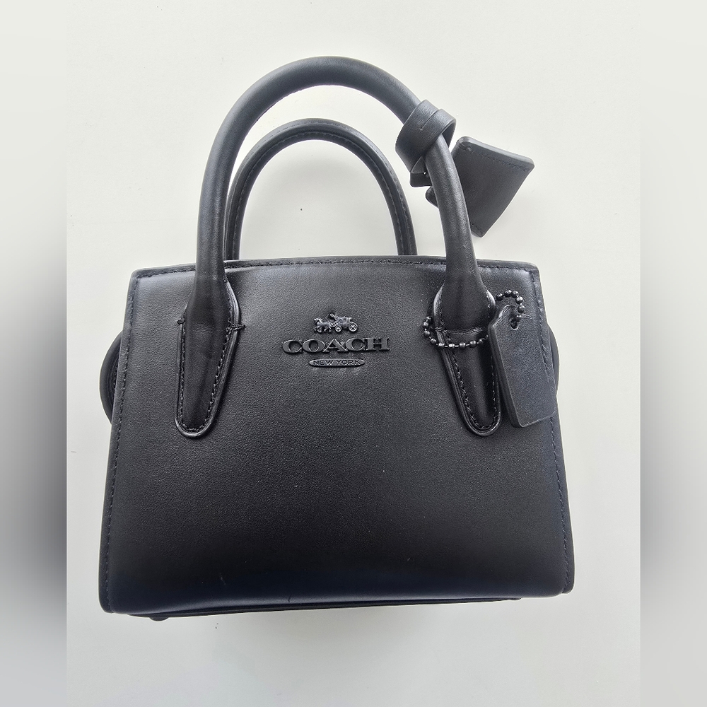 Coach Black Leather Handbag